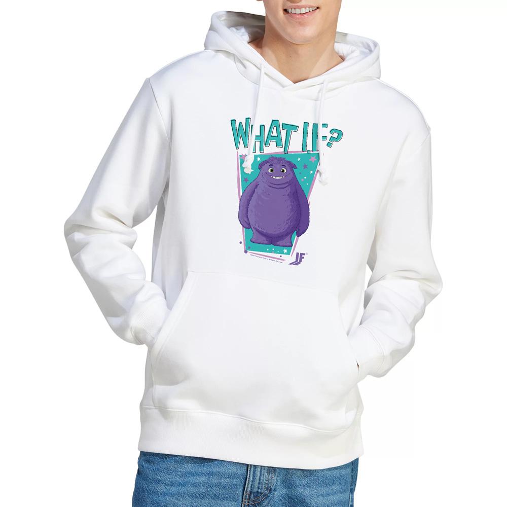 White - Lifestyle - IF Mens What If Blue Stars Hoodie