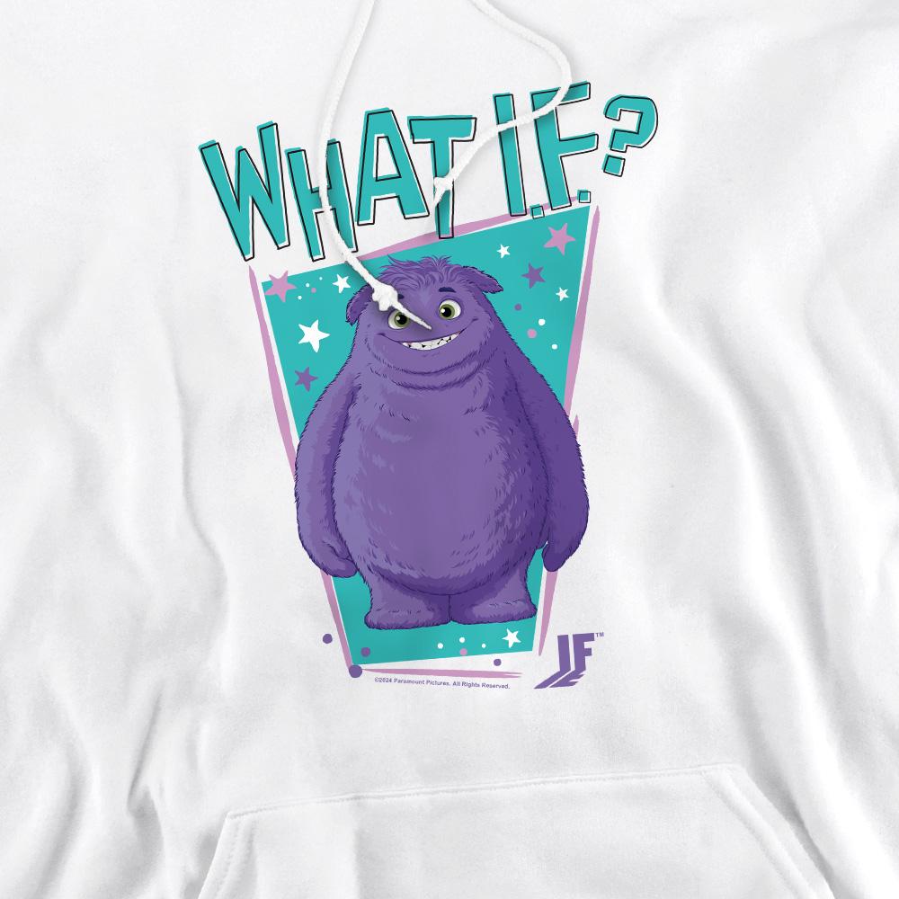 White - Pack Shot - IF Mens What If Blue Stars Hoodie