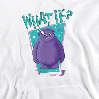 White - Pack Shot - IF Mens What If Blue Stars Hoodie