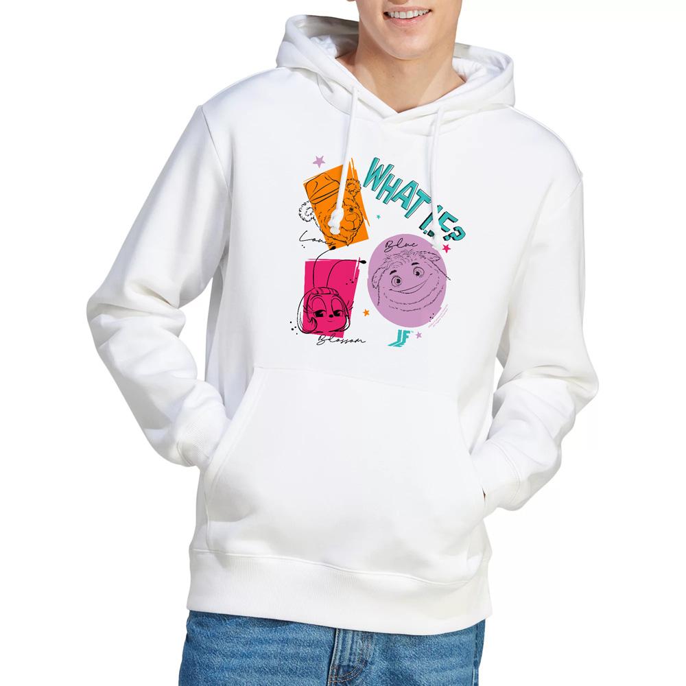 White - Lifestyle - IF Mens What If Outline Hoodie