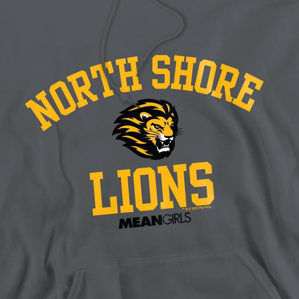 Charcoal - Pack Shot - Mean Girls Mens North Shore Lions Hoodie