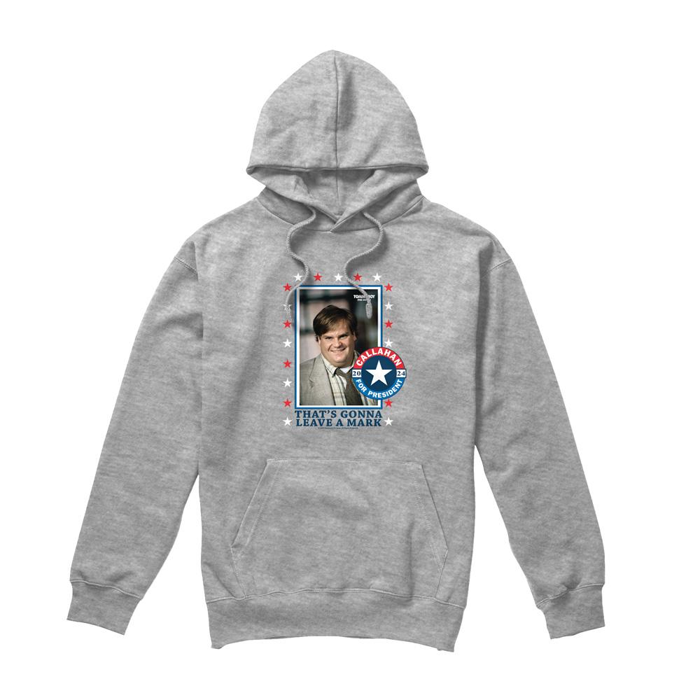 Sport Heather - Front - Tommy Boy Mens Callahan For President 2024 Hoodie