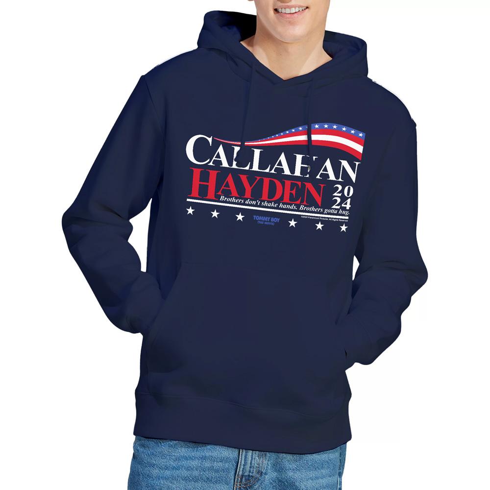 Navy - Lifestyle - Tommy Boy Mens Callahan And Hayden For President 2024 Hoodie