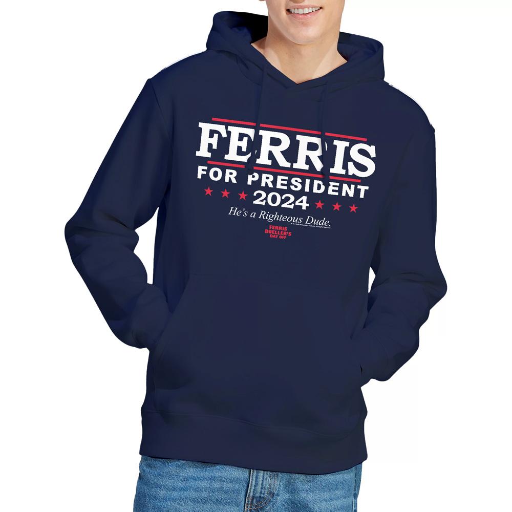 Navy - Lifestyle - Ferris Bueller´s Day Off Mens Ferris For President Hoodie