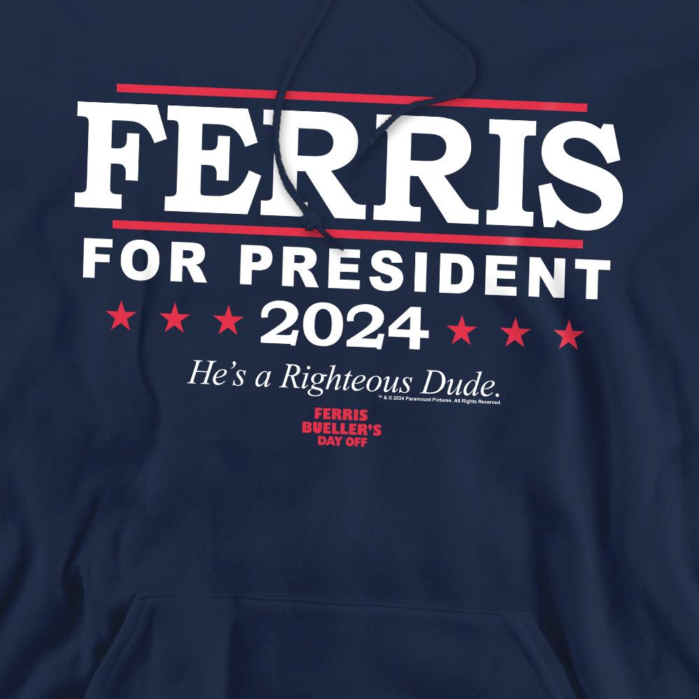 Navy - Pack Shot - Ferris Bueller´s Day Off Mens Ferris For President Hoodie