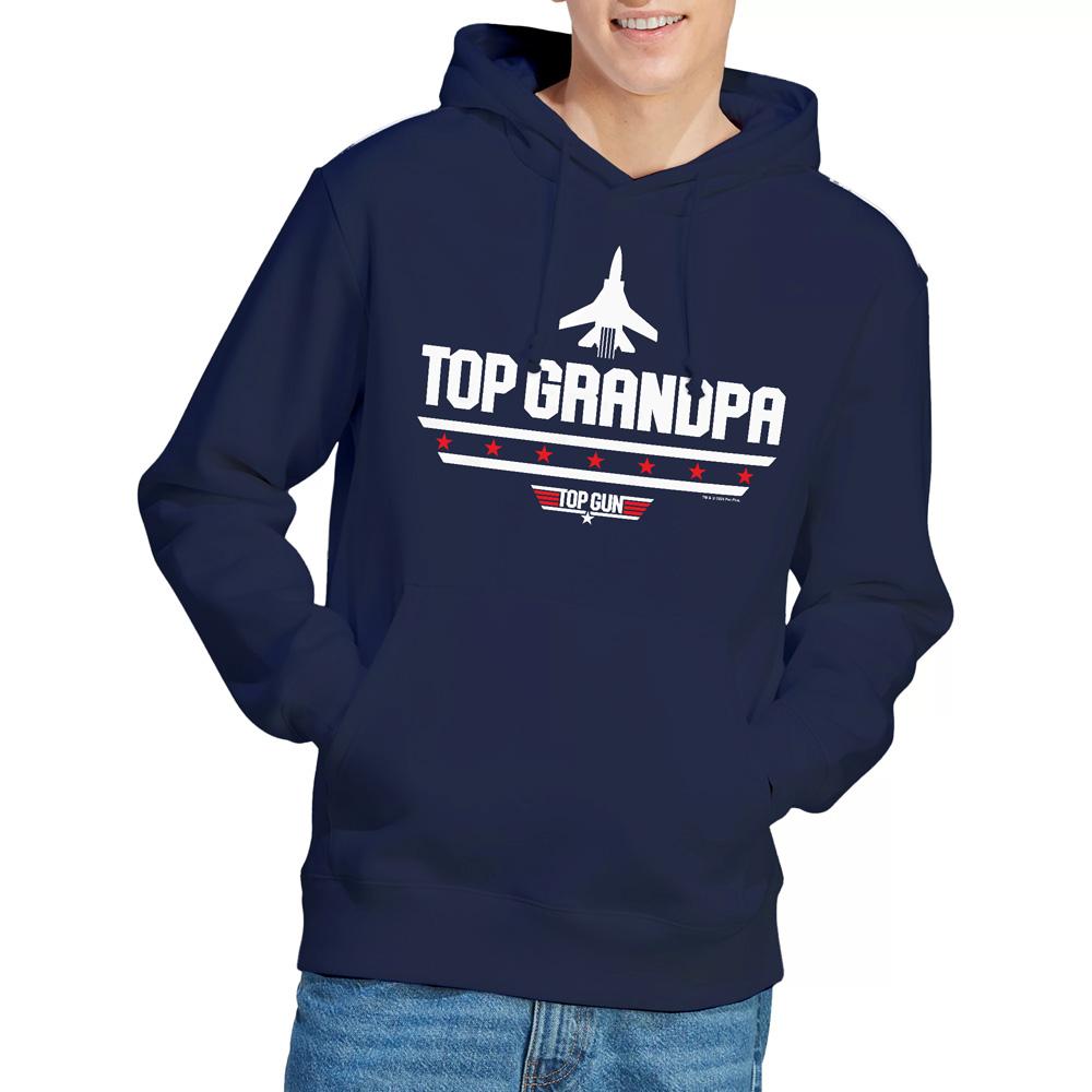 Navy - Lifestyle - Top Gun Mens Top Grandpa Fathers Day Hoodie