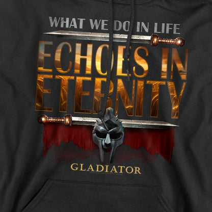 Black - Pack Shot - Gladiator Mens Echoes In Eternity Hoodie