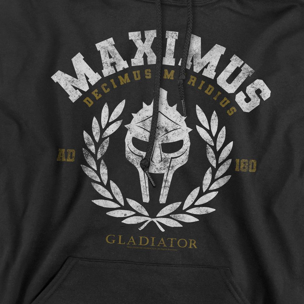 Black - Pack Shot - Gladiator Mens Academy Wreath Hoodie