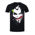 Black-White-Red - Front - The Joker Mens Face Cotton T-Shirt