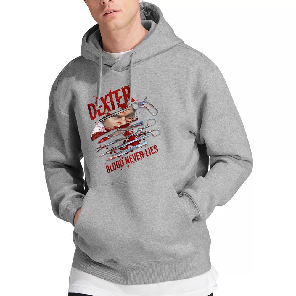 Sport Heather - Lifestyle - Dexter Mens Blood Never Lies Hoodie