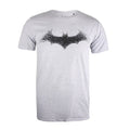 Heather Grey - Front - Batman Mens Logo Cotton T-Shirt