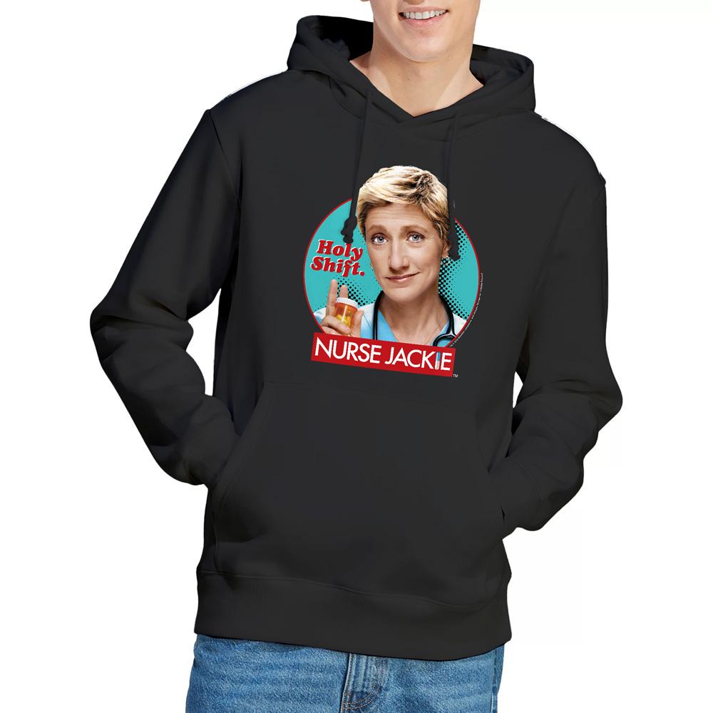 Black - Lifestyle - Nurse Jackie Mens Holy Shift Hoodie
