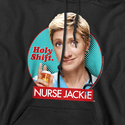 Black - Pack Shot - Nurse Jackie Mens Holy Shift Hoodie