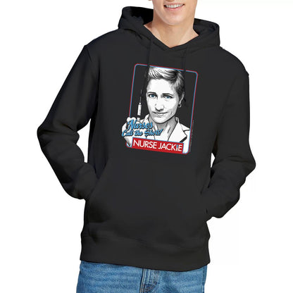 Black - Lifestyle - Nurse Jackie Mens Nurses Call The Shots Hoodie