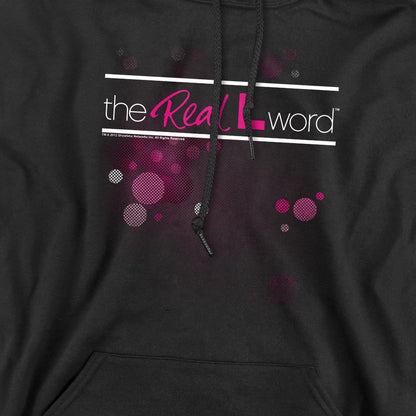 Black - Pack Shot - The Real L Word Mens Flashy Logo Hoodie
