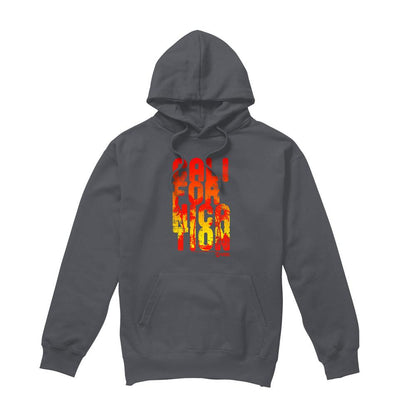 Charcoal - Front - Californication Mens Cali Type Hoodie