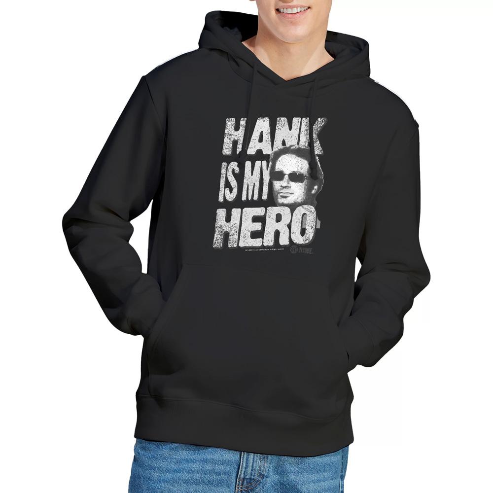 Black - Lifestyle - Californication Mens Hank Is My Hero Hoodie