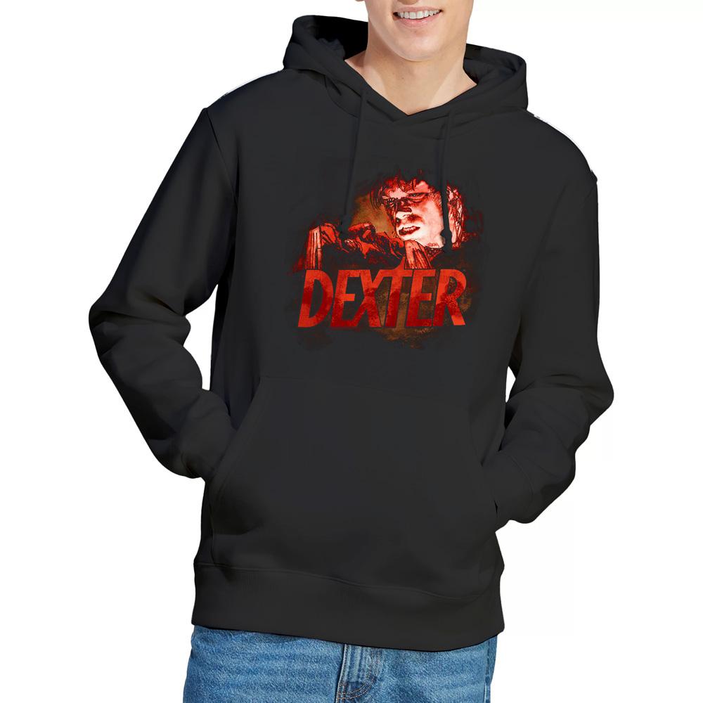 Black - Lifestyle - Dexter Mens Drawing Hoodie