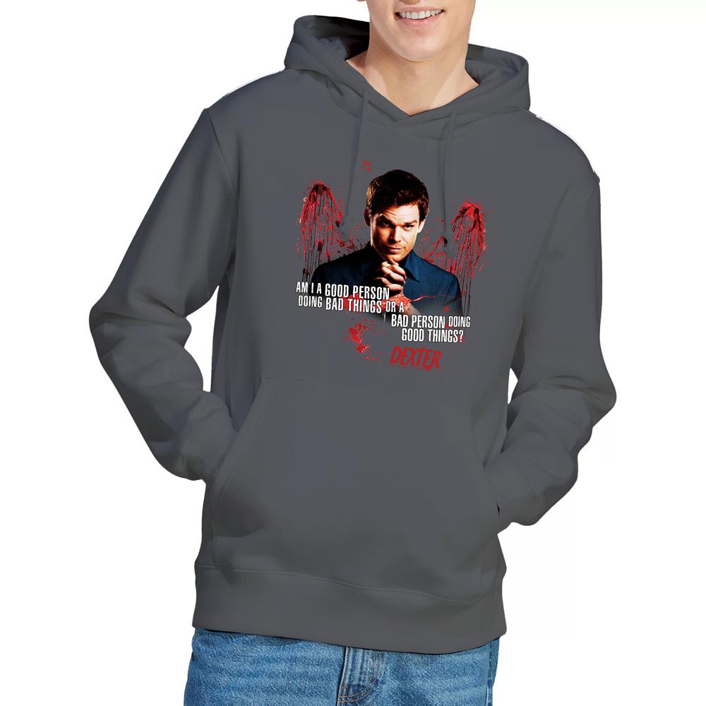 Charcoal - Lifestyle - Dexter Mens Good Bad Hoodie