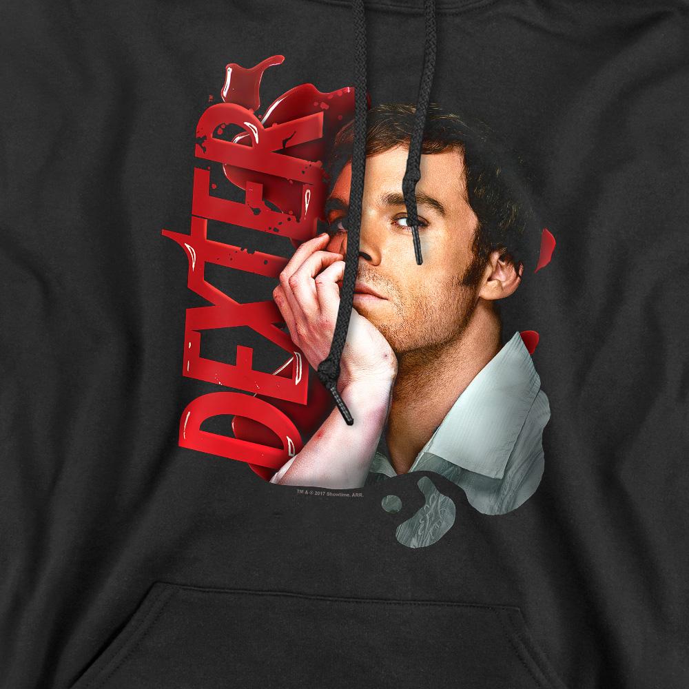 Black - Pack Shot - Dexter Mens Layered Hoodie