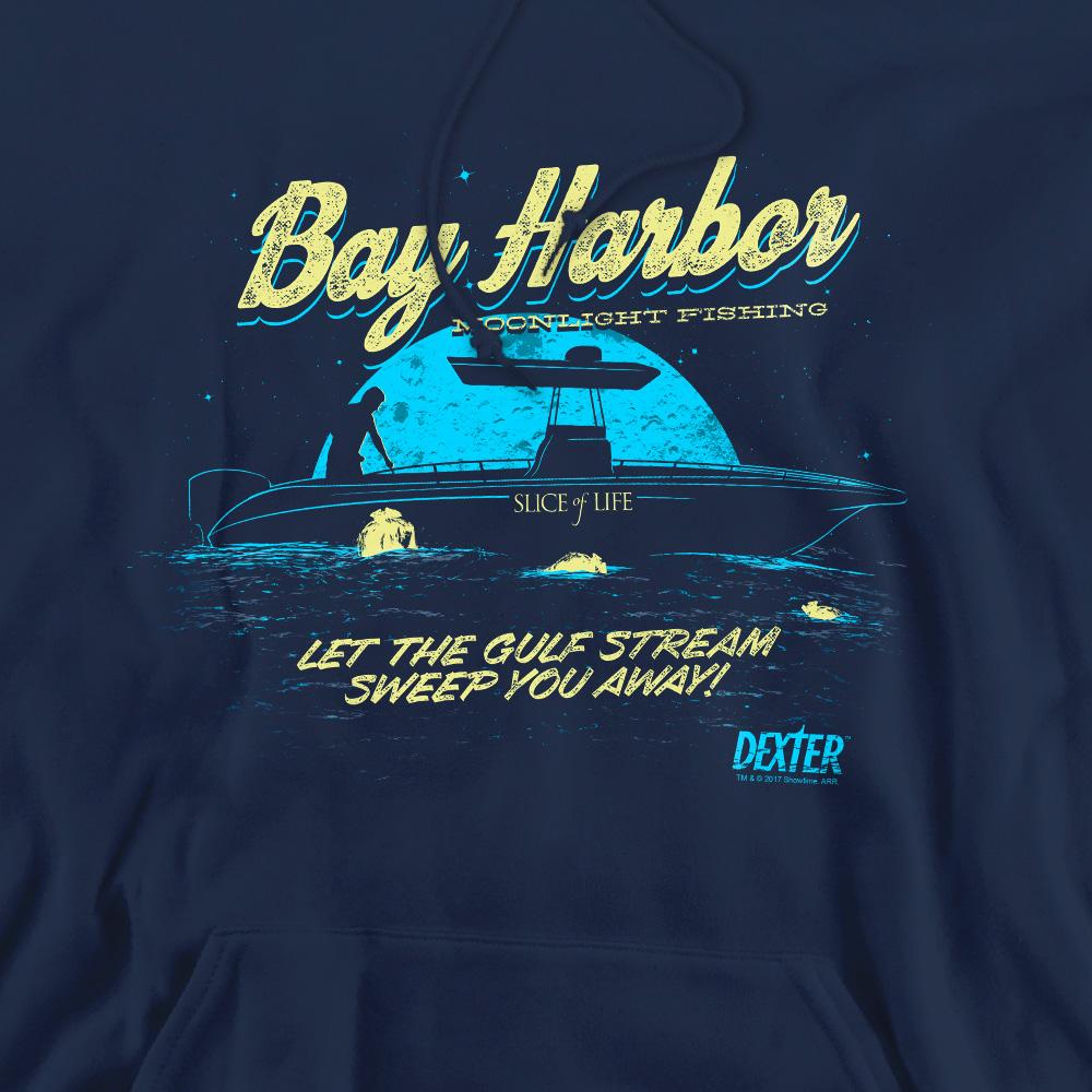 Navy - Pack Shot - Dexter Mens Moonlight Fishing Hoodie