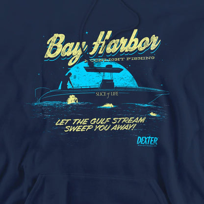 Navy - Pack Shot - Dexter Mens Moonlight Fishing Hoodie