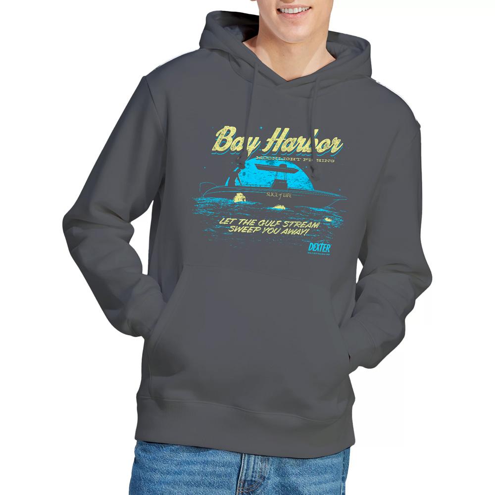 Charcoal - Lifestyle - Dexter Mens Moonlight Fishing Hoodie
