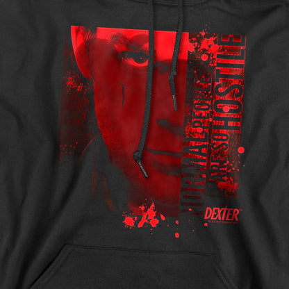 Black - Pack Shot - Dexter Mens Normal Hoodie