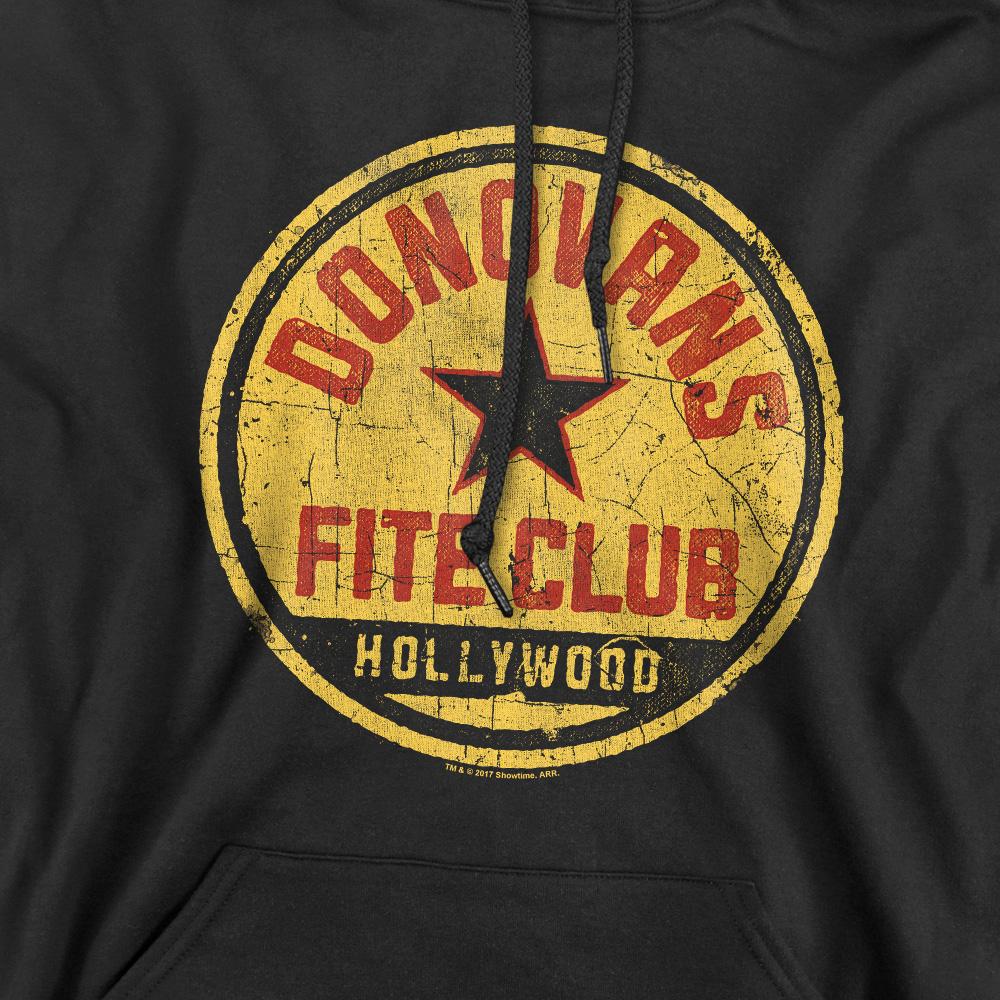 Black - Side - Ray Donovan Mens Fite Club Hoodie