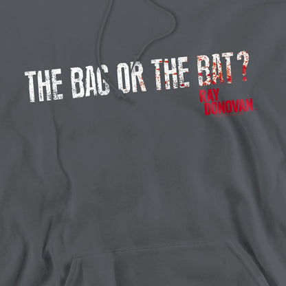 Charcoal - Pack Shot - Ray Donovan Mens Bag Or Bat Hoodie