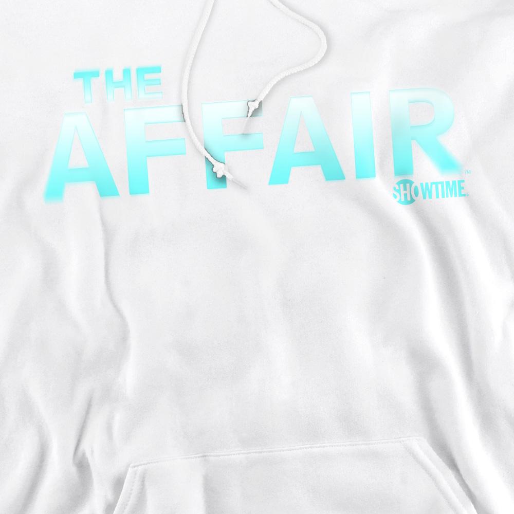 White - Pack Shot - The Affair Mens Logo Hoodie