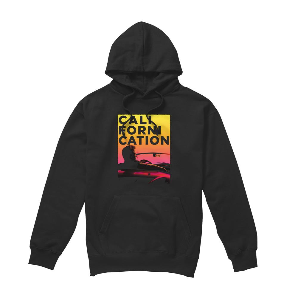 Black - Back - Californication Mens Sunset Ride Hoodie