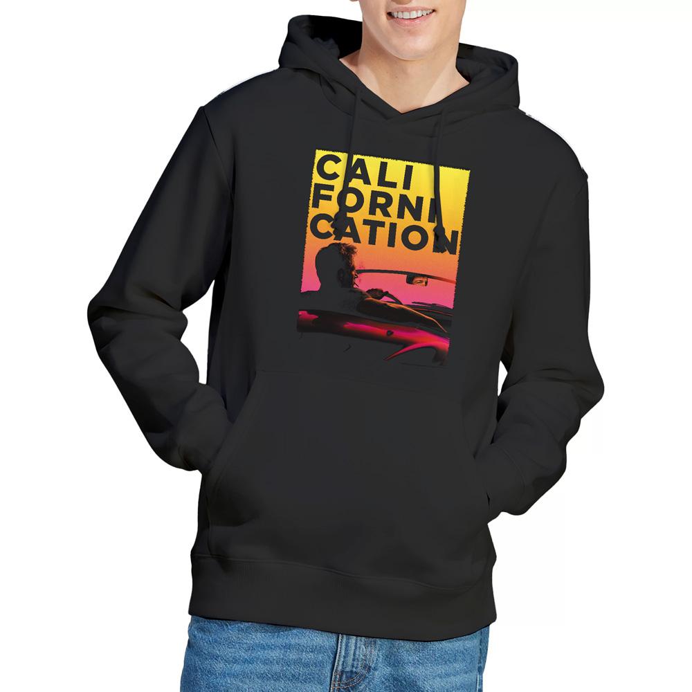 Black - Side - Californication Mens Sunset Ride Hoodie