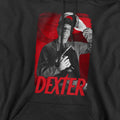 Black - Side - Dexter Mens See Saw Hoodie
