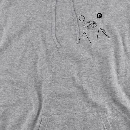 Sport Heather - Pack Shot - Twin Peaks Mens Peak Pie Hoodie