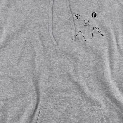 Sport Heather - Pack Shot - Twin Peaks Mens Peak Donut Hoodie