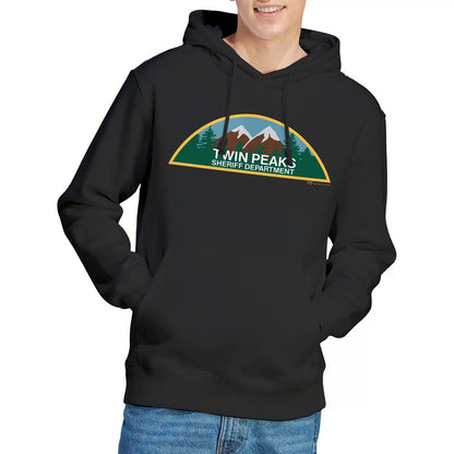 Black - Lifestyle - Twin Peaks Mens Sheriff Department Hoodie