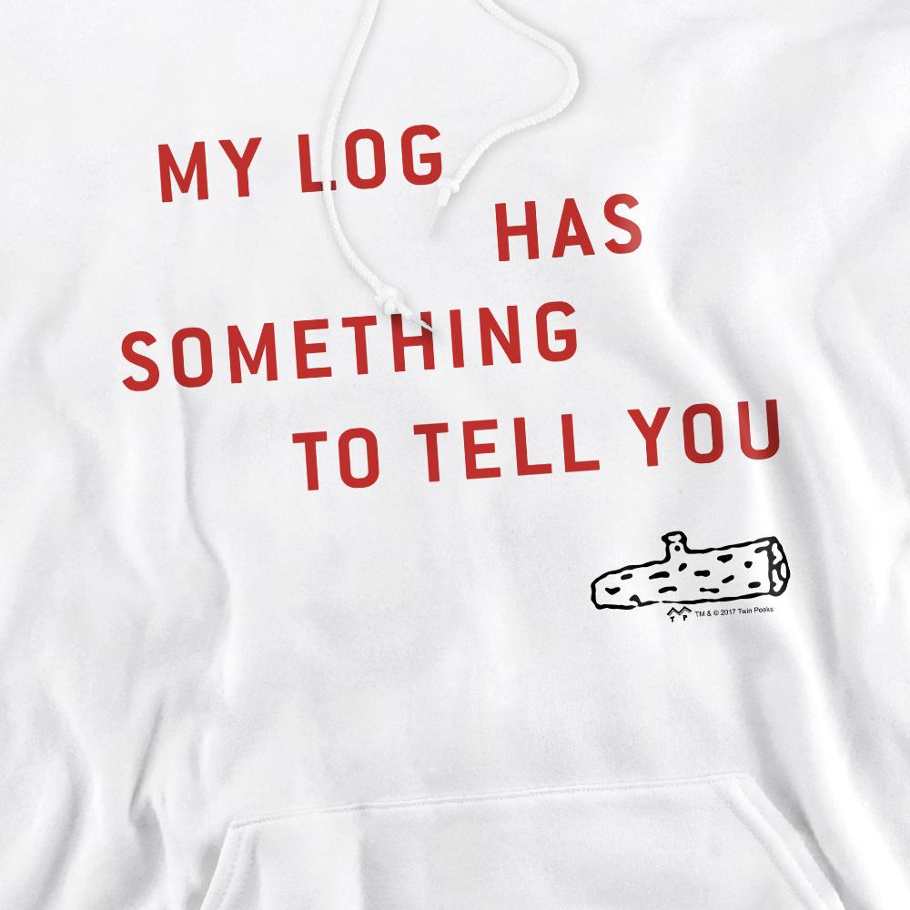White - Pack Shot - Twin Peaks Mens My Log Hoodie