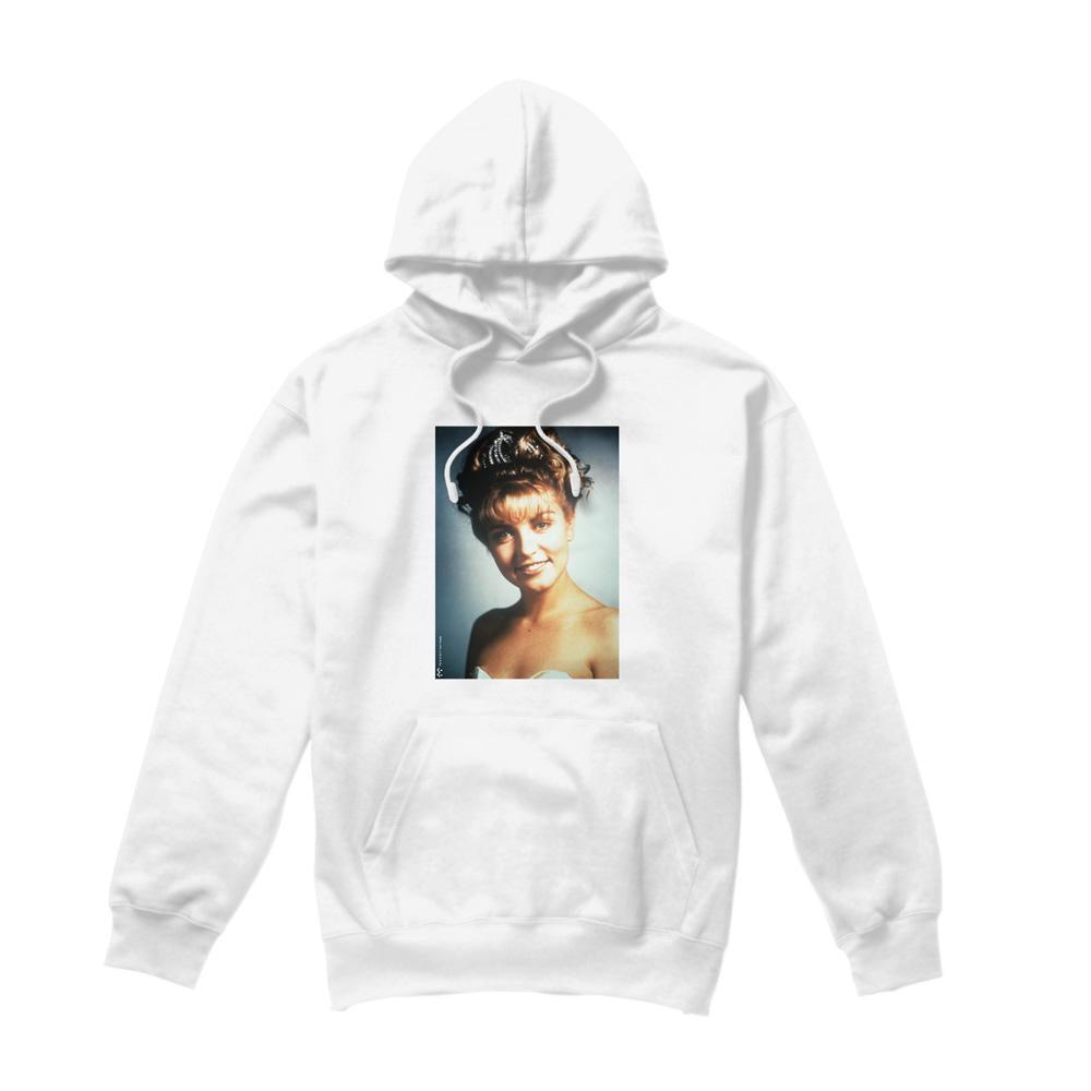 White - Front - Twin Peaks Mens Laura Palmer Hoodie