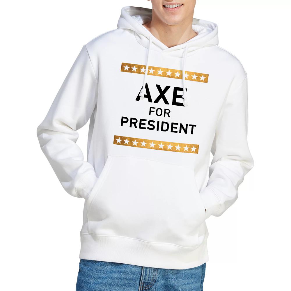 White - Lifestyle - Billions Mens Axe For President Hoodie