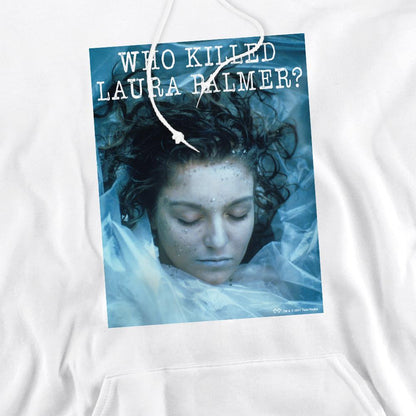 White - Pack Shot - Twin Peaks Mens Who Killed Laura Hoodie