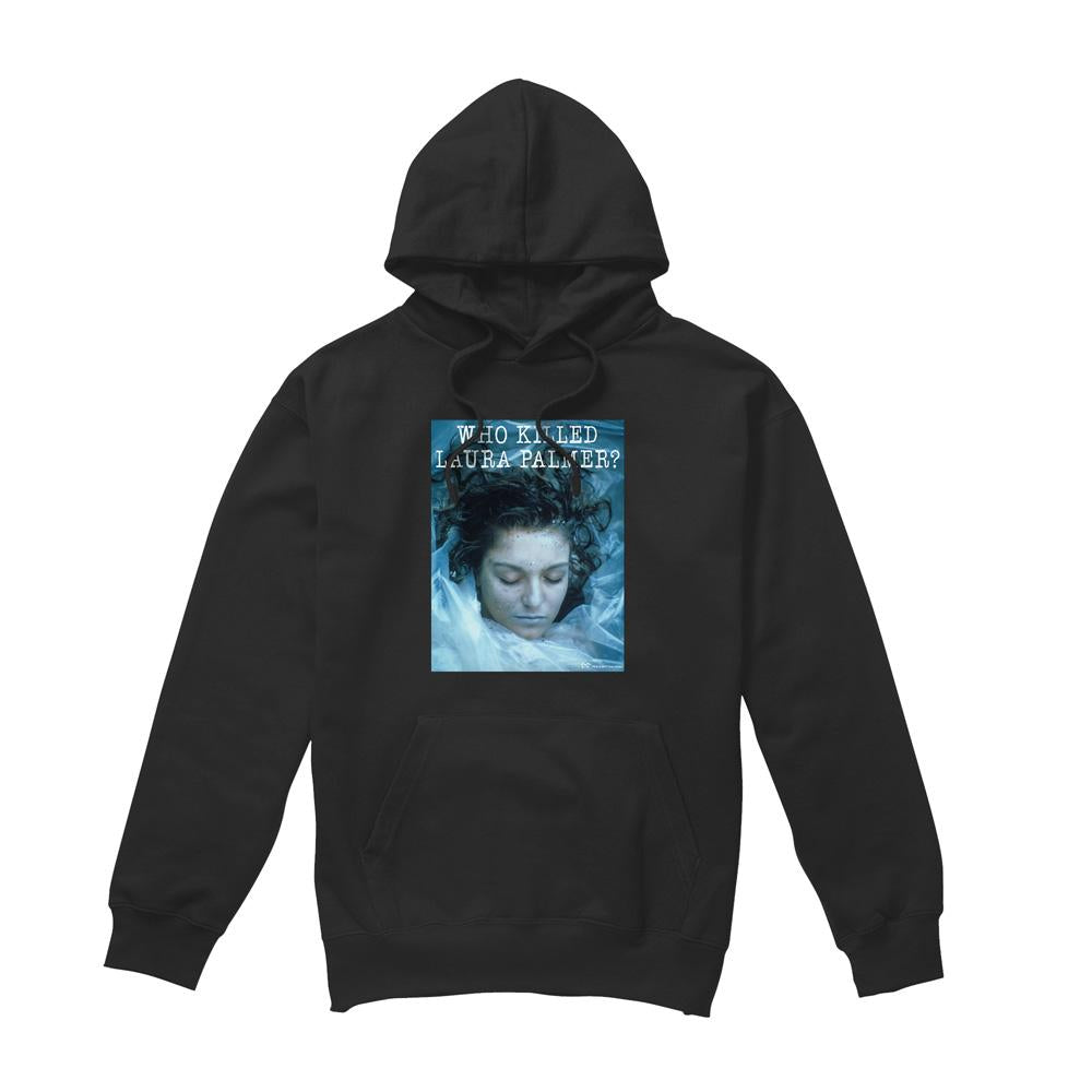 Black - Front - Twin Peaks Mens Who Killed Laura Hoodie