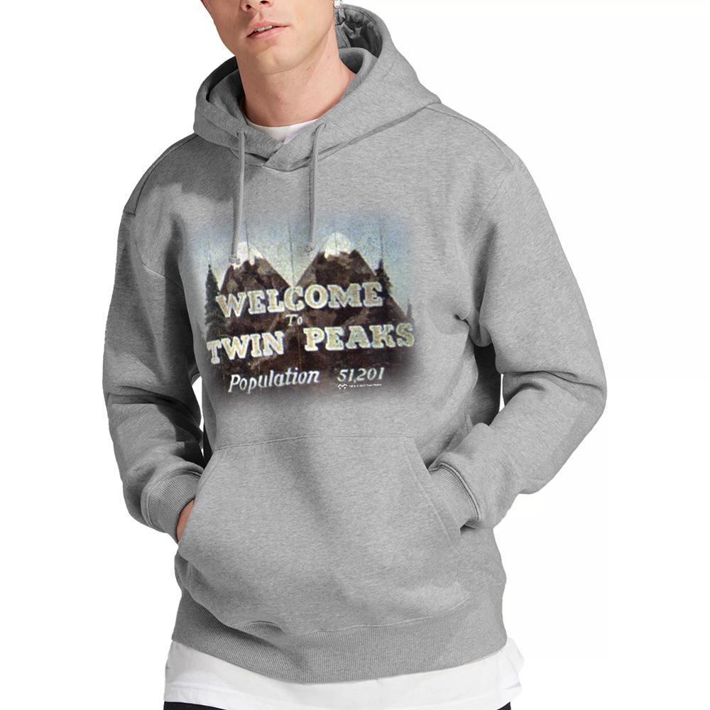 Sport Heather - Lifestyle - Twin Peaks Mens Welcome To Hoodie