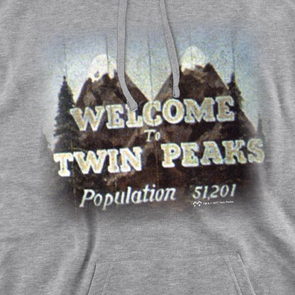 Sport Heather - Pack Shot - Twin Peaks Mens Welcome To Hoodie