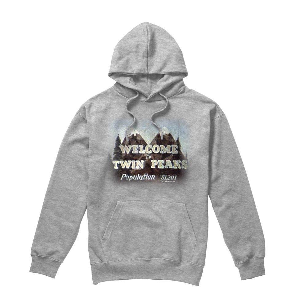 Sport Heather - Front - Twin Peaks Mens Welcome To Hoodie