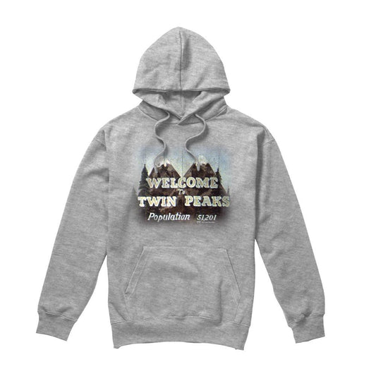 Sport Heather - Front - Twin Peaks Mens Welcome To Hoodie
