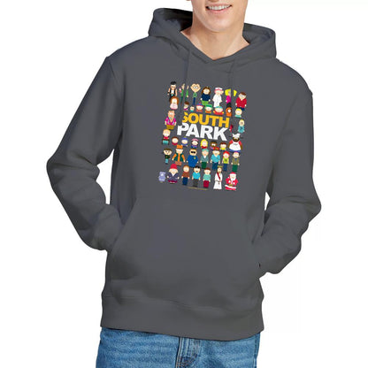 Charcoal - Lifestyle - South Park Mens Full Cast Hoodie