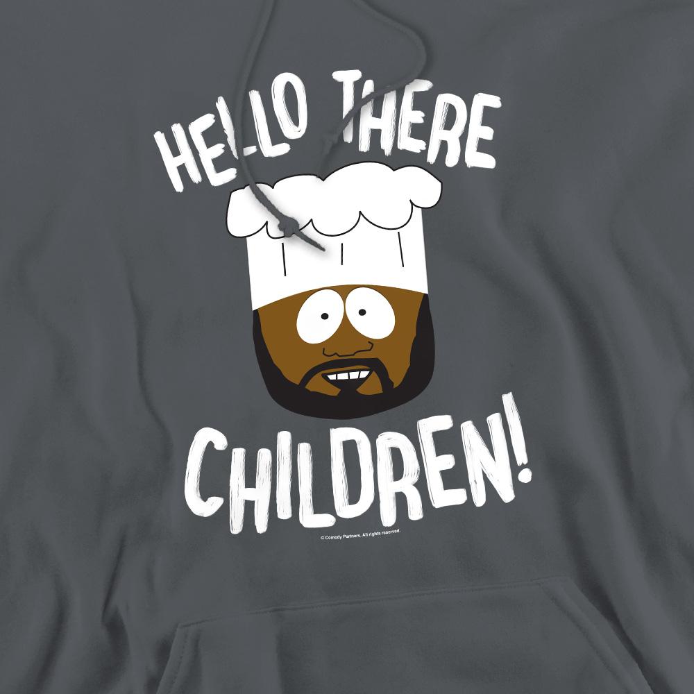 Charcoal - Pack Shot - South Park Mens Hello There Children Hoodie