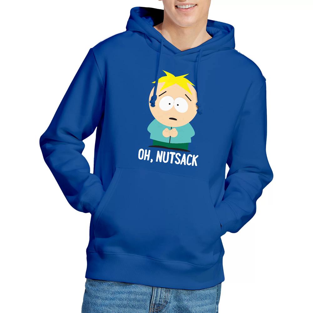 Royal Blue - Pack Shot - South Park Mens Oh Nutsack Hoodie