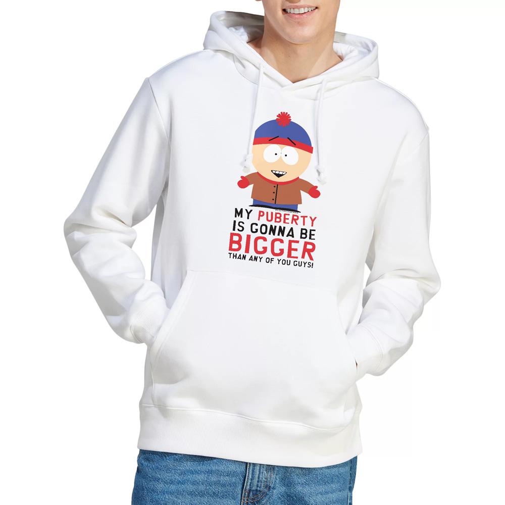 White - Lifestyle - South Park Mens Puberty Hoodie